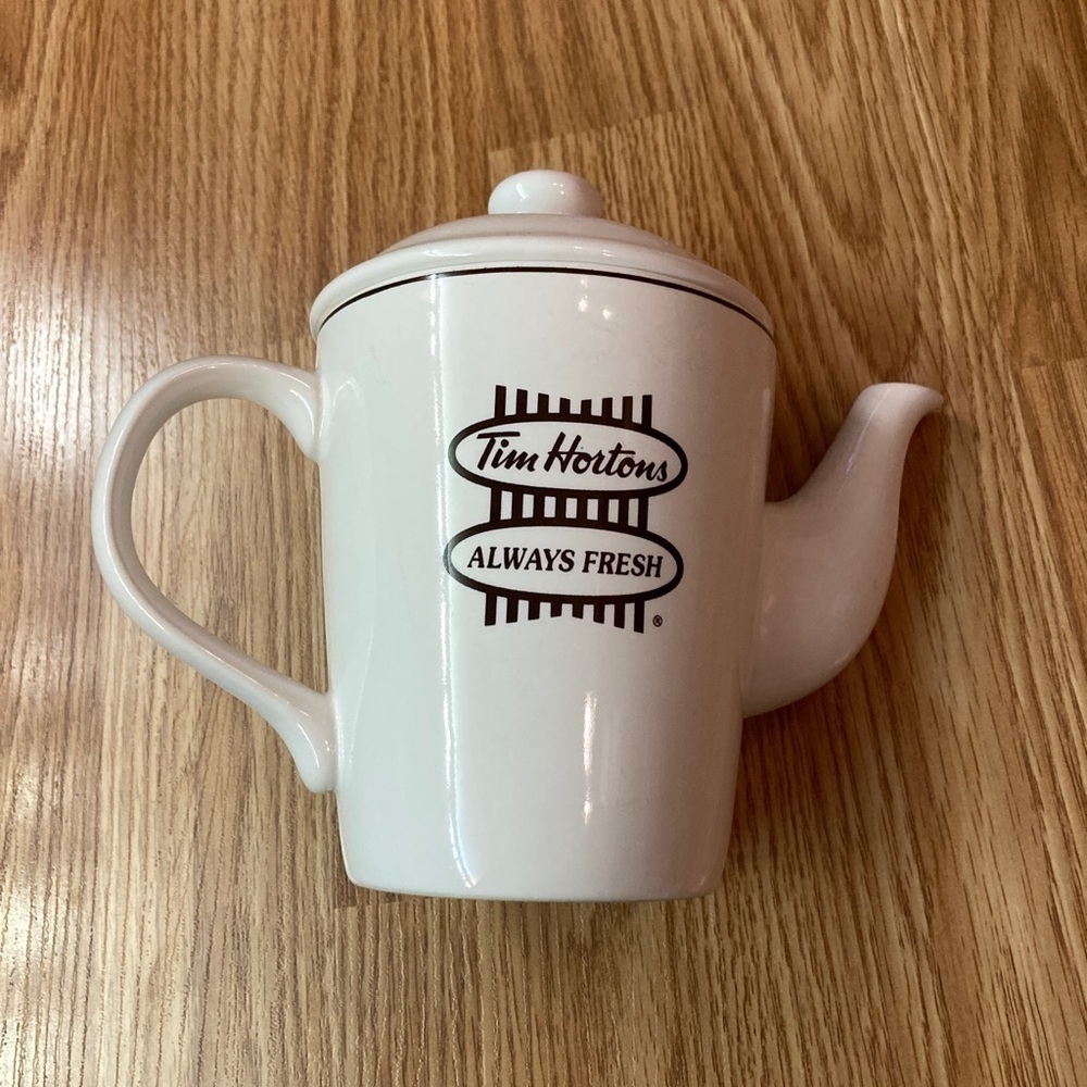Tim Hortons 2 Cup Tea Pot Vintage